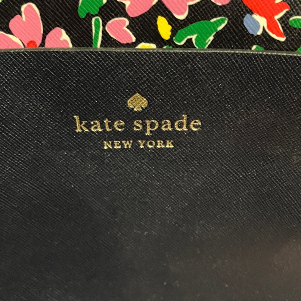 Kate Spade Navy Floral Tote Bag brand new no tags - Picture 6 of 13